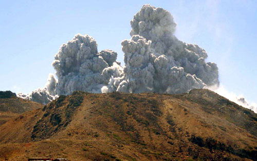 Как действовать во время извержения вулкана